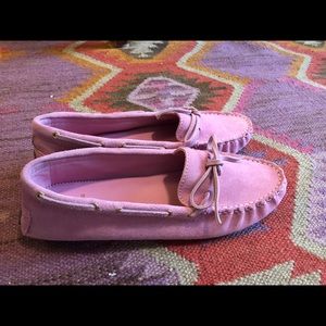 J.Crew driving moccasin in suede